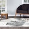 World Rug Gallery Palm Floral Leaves Indoor/Outdoor Runner Rug 2' x 7' Runner Gray 5553GRAY2X7 - alternate 4